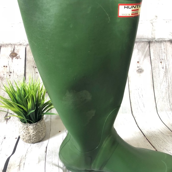 Vintage 1960s Green Hunter Uniroyal Boots - Picture 4 of 5